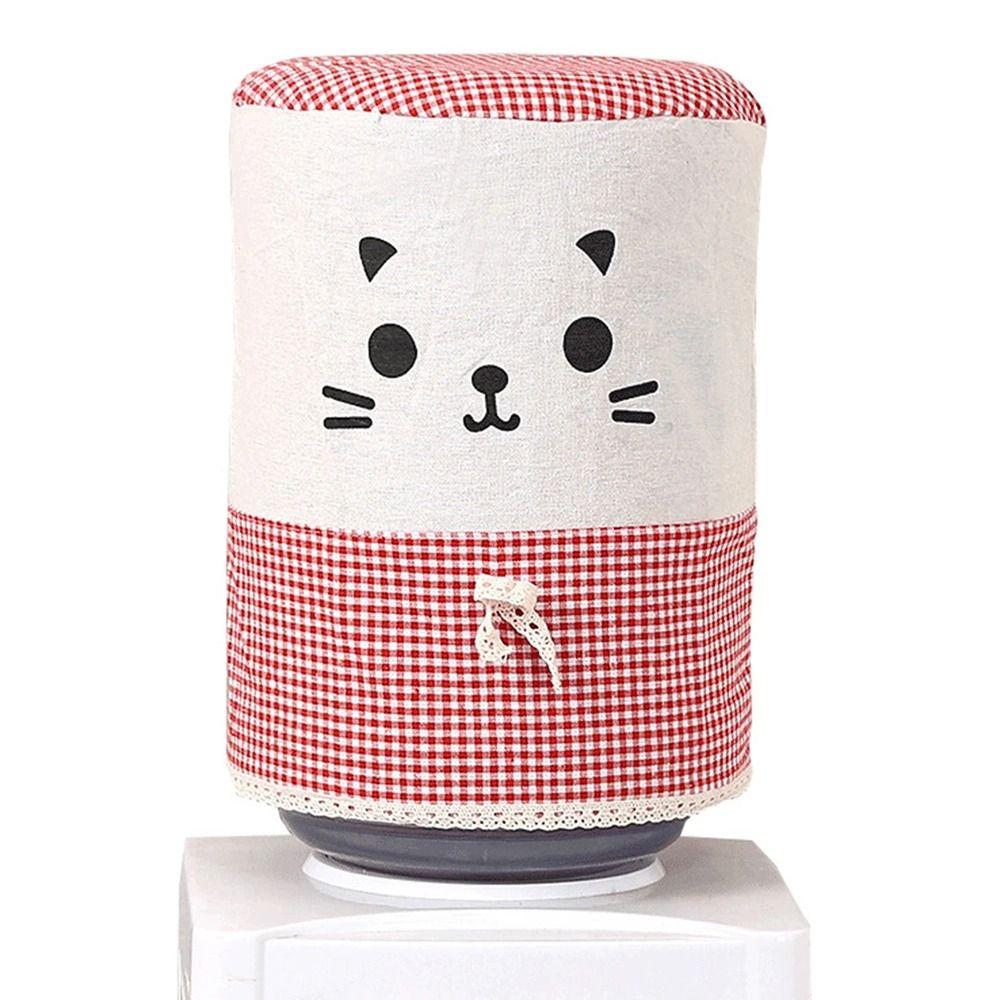 1Pcs Dustproof Bucket Sleeve Cat Pattern Barrel Dust Cover Durable Water Dispenser Cover