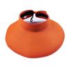 2025 Women Sun Visors June Wide Brim Foldable Packable Roll Up Ponytail Beach Hat Straw Visor Sun Hats