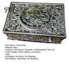 Classic Home Office Accessory Automatic Pop Up Bird Music Box with Mechanical Singing Bird, Vintage Gold Alloy Holiday Gift for Women Jewelry