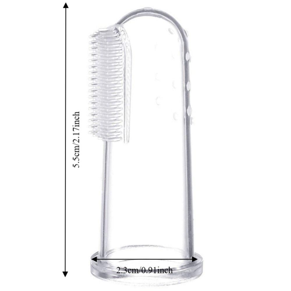 5/10pcs Ultra-Soft Cat Silicone Toothbrush Remove Bad Breath Dog Toothbrush Oral Cavity Cleaning