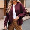2025 Herbst Winter Mode Knopf Strukturierte Langarm Strickmantel Jacke für Damen - Europäisch Amerikanisch Heißer Verkauf