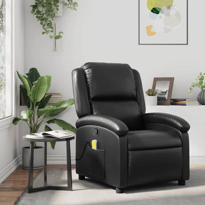 VidaXL Reclining Massage Armchair, Relaxation Chair with Backrest and Footrest, Reclining Seat, TV Armchair, 371782