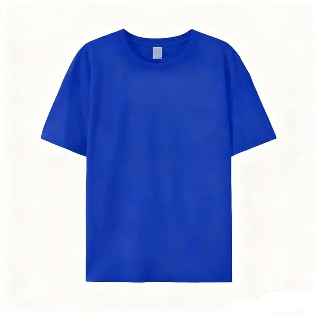 Summer Kindergarten Pure Cotton Short Sleeve T Shirt Kids Sports Day Class Uniform Printed Top