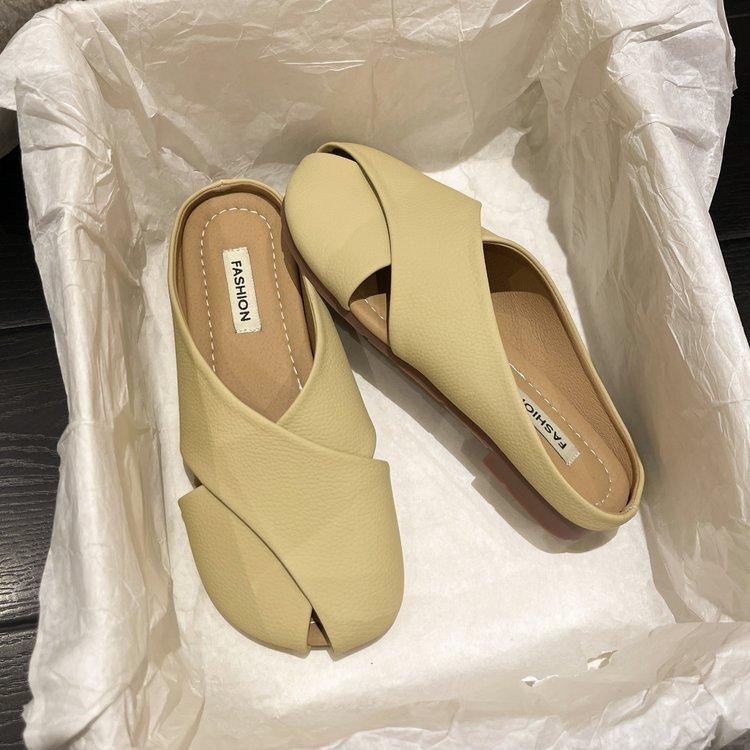 Summer Womens Espadrille Flat Slippers With Breathable Pu Upper For Casual Wear