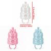 Plastic Finger Ring Candle Stand Silk Finish Birthday Cake Ring Topper  Celebration