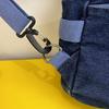 Denim Backpack Women's Casual Mini Backpack with Front Zip Pocket Adjustable Shoulder Straps Fashion School Bag