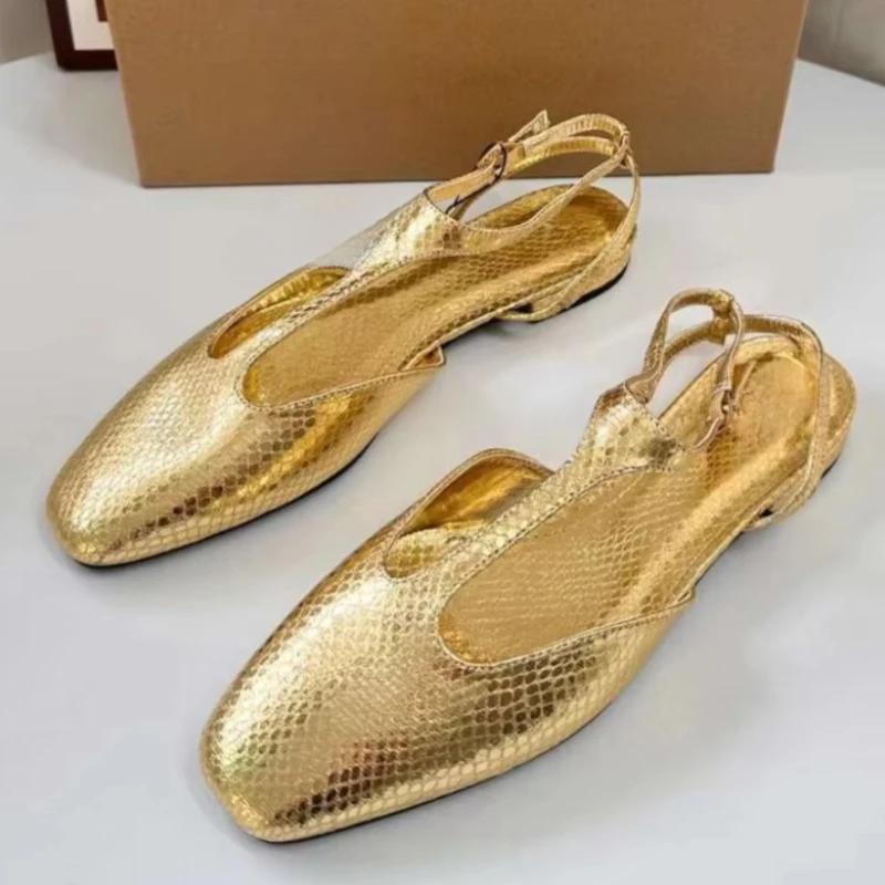 High Quality Women's Ballet Flats Butterfly Knot Decoration Summer Footwear Square Head Mary Jane Dance Female Barefoot Shoes