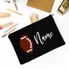 Personalised Football Pencil Bag Custom Name Pencil Case School Stationery Supplies Storage Bags Christmas Birthday Gift for Kid