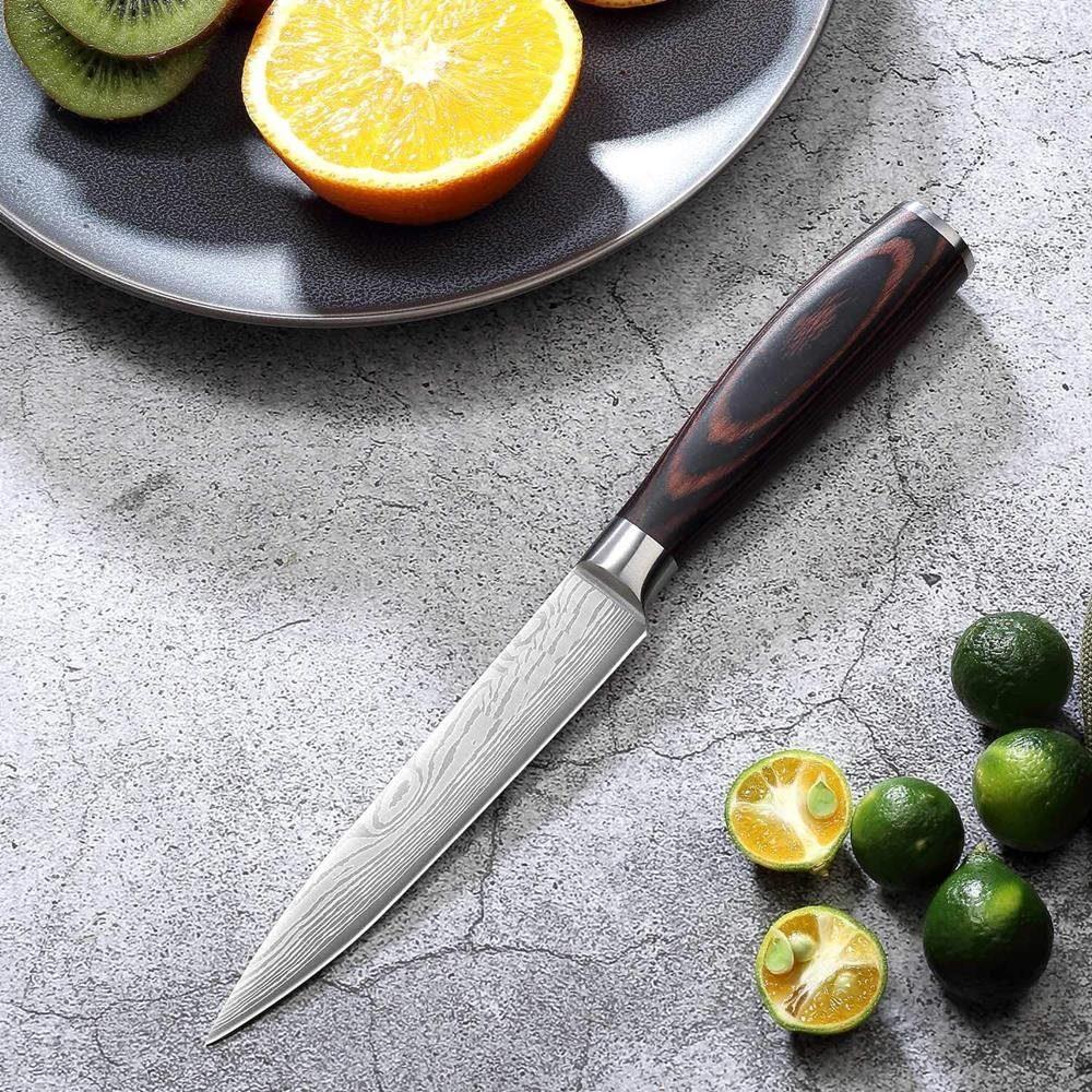 GRILLOX Μαχαίρι Γενικής Χρήσης Επαγγελματικό Μαχαίρι Κουζίνας 13cm Μαχαίρι Κουζίνας Μαχαίρι Σεφ Αιχμηρό