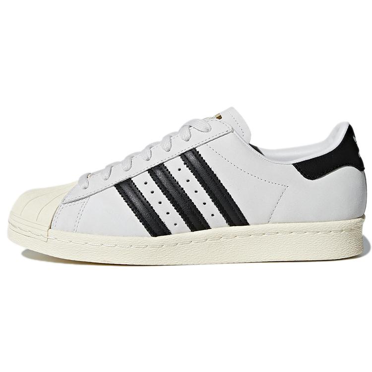 

Adidas Originals SUPERSTAR 80s Comfortable Low top Skateboard Shoes Women s Gray Black CQ2512 37⅓