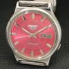 GENUINE VINTAGE SEIKO 5 AUTOMATIC 7S26A JAPAN MENS RED DIAL WATCH A702355-5