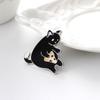 1Pc Cartoon lovely Super Cute Cat Corsage Collar Metal Brooch Pins Jewelry