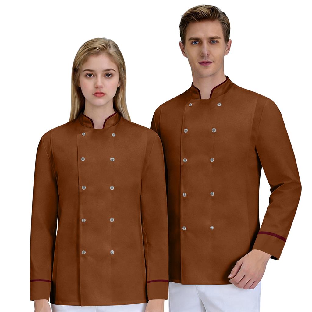 Unisex Cardigan ,Button Long,Sleeved Chef Uniform
