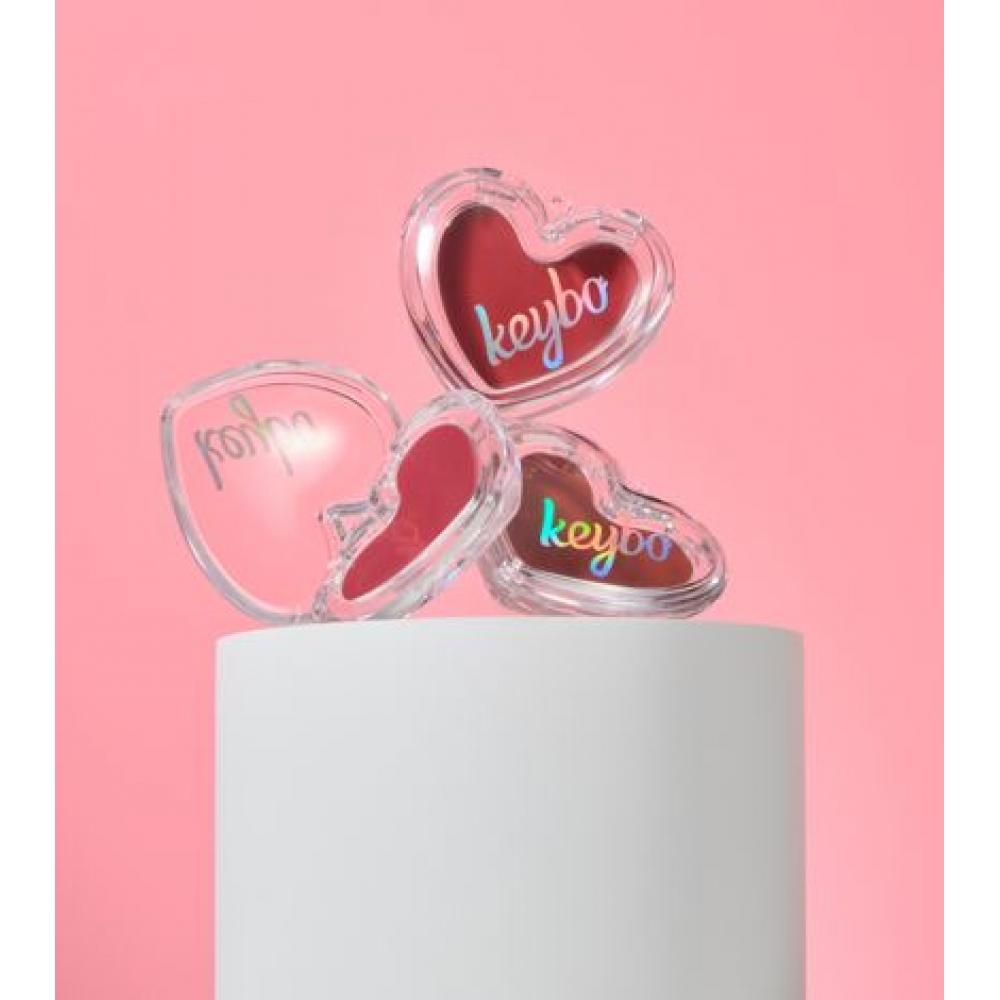 Keybo Heart Keyring Lip And Cheek 30°C Lodge