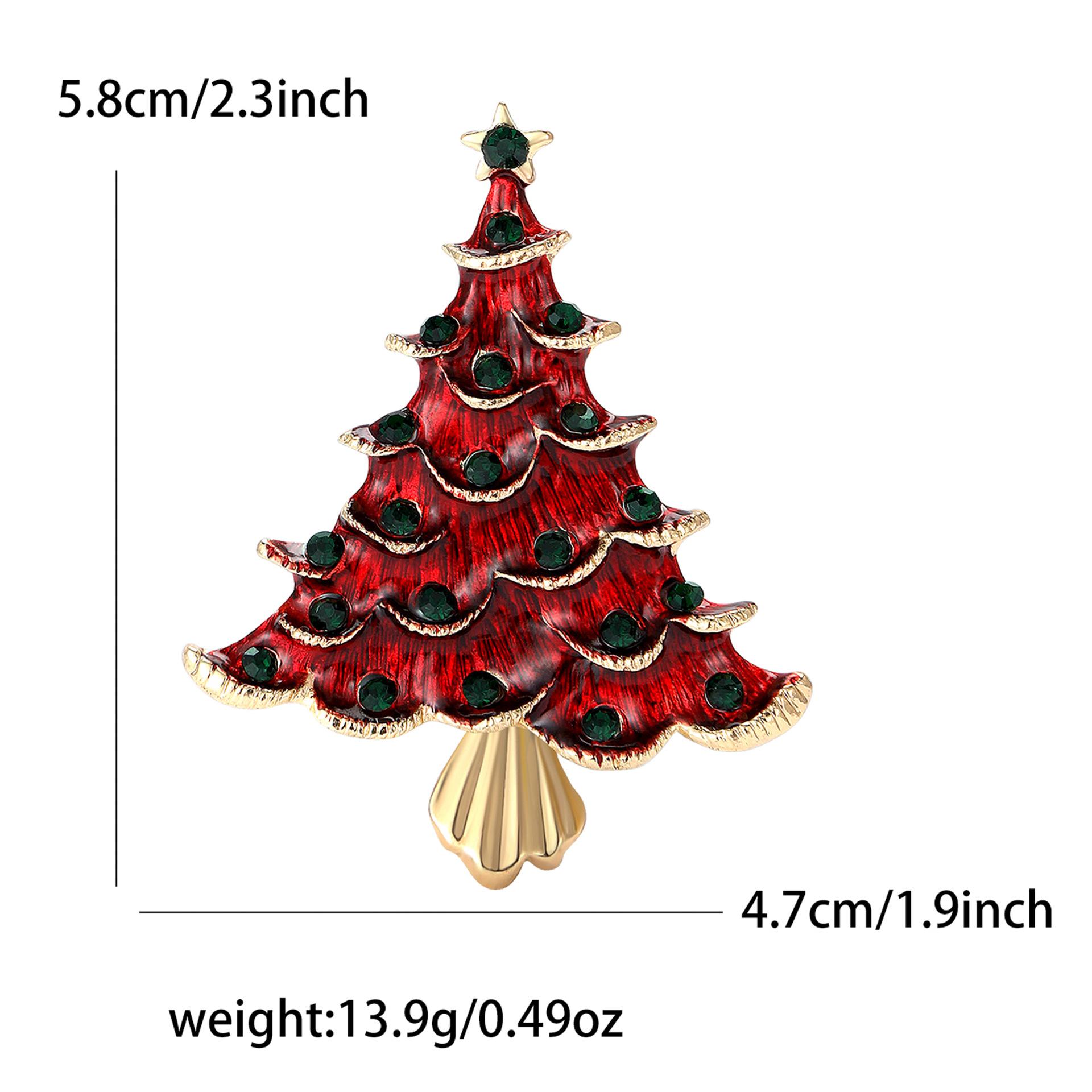 

Модная брошь в виде елки из сплава со стразами, модный тренд, мужской и женский кардиган, пальто, корсаж, украшение, булавка