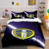 Logo del Leeds United FC. Set lenzuola Set copripiumino Copripiumini Federe(1*Copripiumino 2*Federe senza imbottitura piumone)