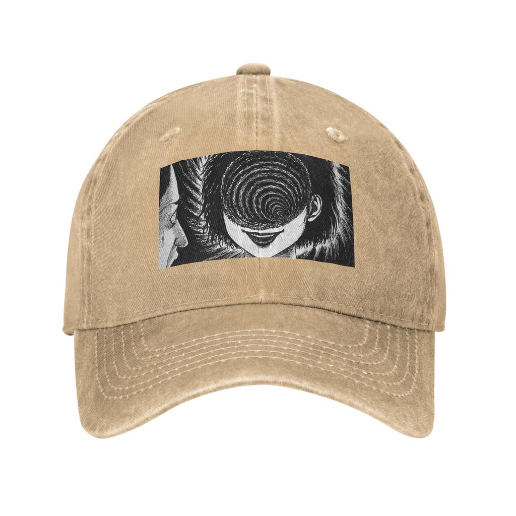 Junji Ito Tomie Cartoon Denim Cap Casual Baseball Caps Adjustable Hat Summer Unisex Baseball Hats