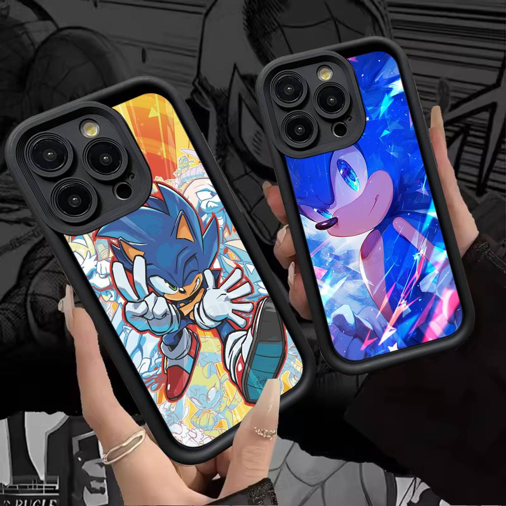 Game S-Sonic Movie Anime Silicone Phone Case For IPhone 17 Pro Max 16 15 14 13 12 11 Plus 17 Air