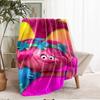 Trolls Theme Printed Blanket - Perfect for Couch, Bed, Travel & Outdoor Use | Machine Washable, Cozy & Durable.