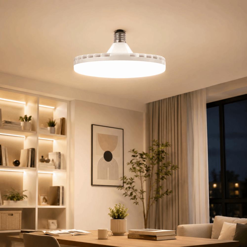 Wide Angle LED Light Bulb Bright Wide Angle Lamp Durable Ceiling Bulb  Garage Lighting