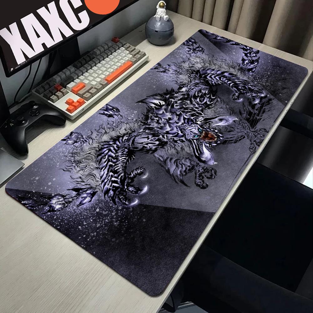 HD-Druck-Mauspad Spiel Monster Hunter Wilds Mauspad Natürlicher Gummi Tastatur Schreibtischmatte Computer-Gaming-Zubehör