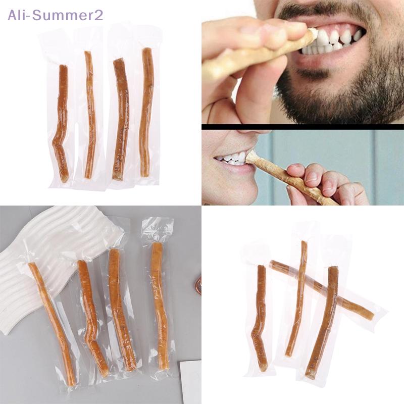 {MX} Přírodní Miswak Zubní kartáček Cestovní Přenosný Měkký Zubní kartáček Tradiční Bělič zubů & Manuální péče o zuby tyčinka
