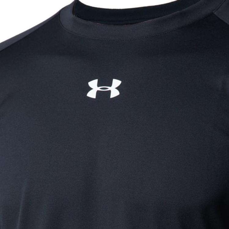 Under Armour Longshot Comfortable Fashion Simple Classic Short Sleeve T-Shirt Men Tops Black 1359632-001