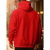 Men's Double Layer Hooded Zip Up Sweatshirt.