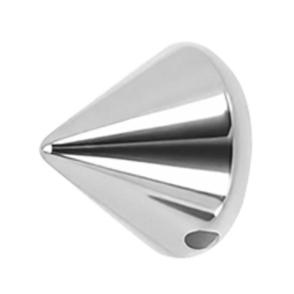 200 Pcs Spike Cone Studs 8x8mm Plastic Punk Style Spike Studs Cone Rivets for Jackets Shoes Bags Belts Silver