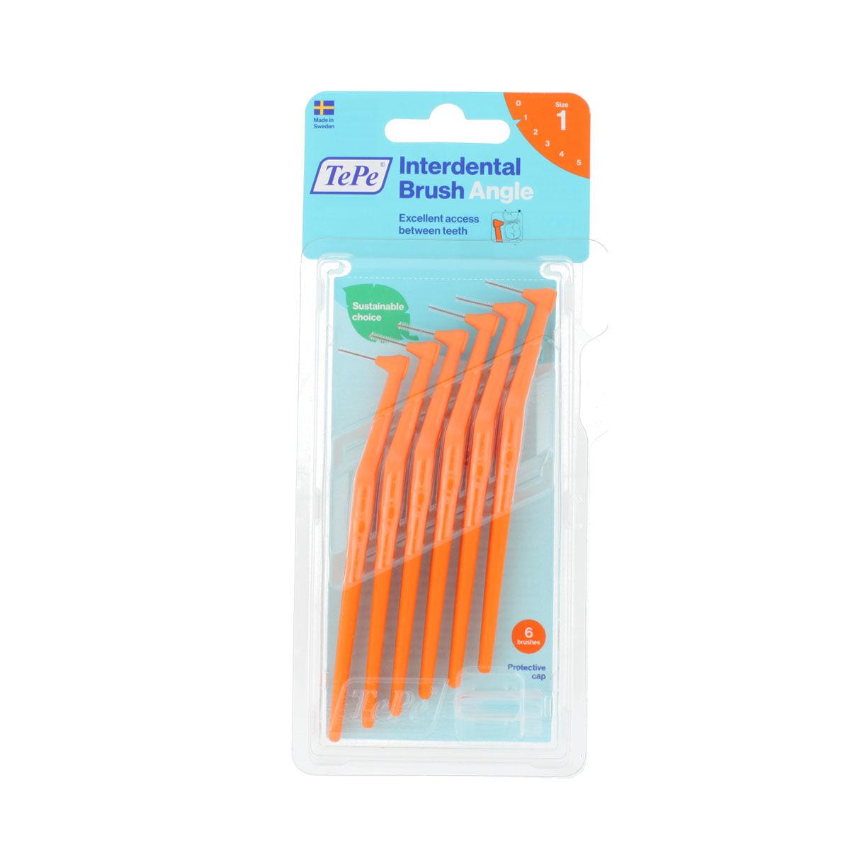 

межзубные щетки Tepe Orange (6 штук)