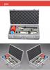 KTV Portable Wireless Microphone Storage: 2-Piece Aluminum Case for Handheld & Lavalier Mics.