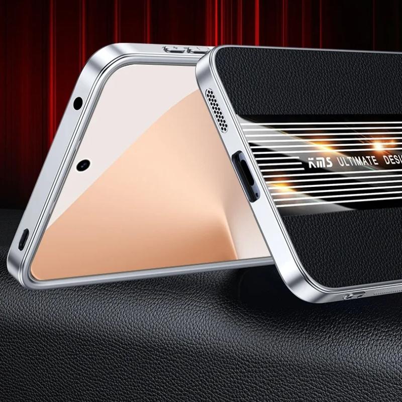 Étui de téléphone en cuir de luxe antichoc pour Honor 400 Pro Coque de protection plaquée pour objectif de caméra pour Honor 400Pro Global Coque rigide