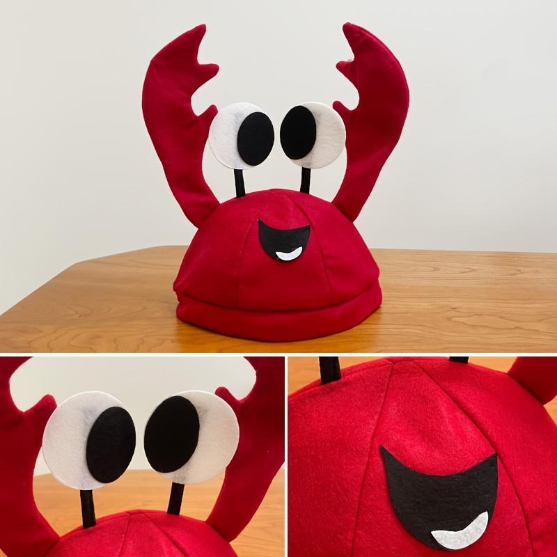 2Pcs Shark Hat + Lobster Hat - Fun And Cute Party Hats Suitable For Halloween Christmas Easter. A Headpiece That Adds Atmosphere To Parties And