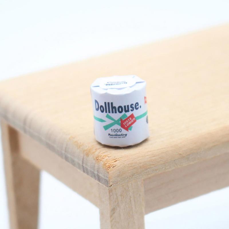 

Кукольный домик Ткань Отрывная Мини-рулон Туалетная бумага Сцена Кукла Домашние аксессуары зелёный