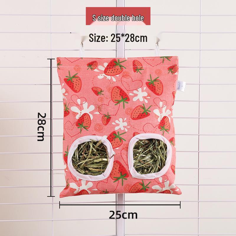 Hanging Hay Bag for Rabbits and Guinea Pigs - Cross-Border Grass Feeding Accessory