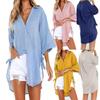Women's Loose Button Long Shirt Dress With Premium Quality Fabric For Everyday Comfort