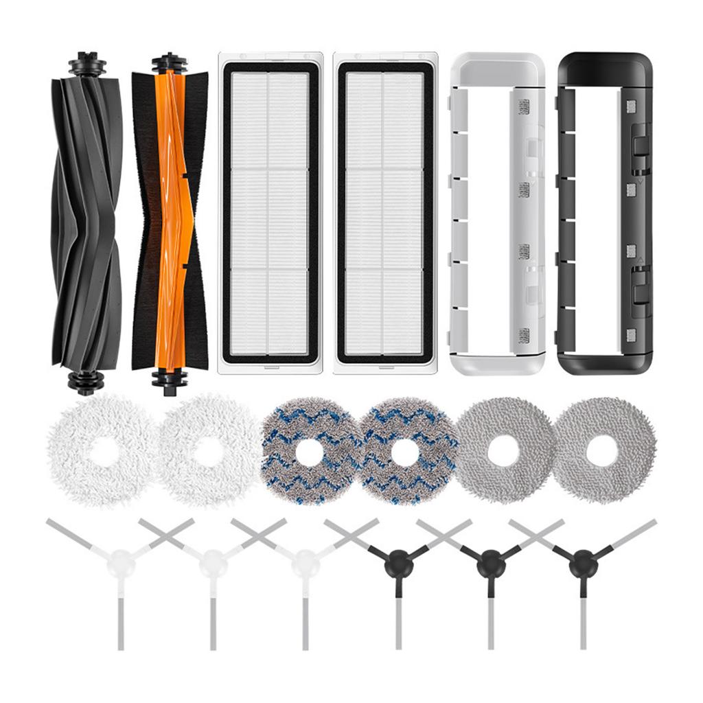 Main Brush Robot Vacuum Cleaner Accessories for W10S Sweeper Replacement Main Brush Roller Filters Mop Cloth Side Brush