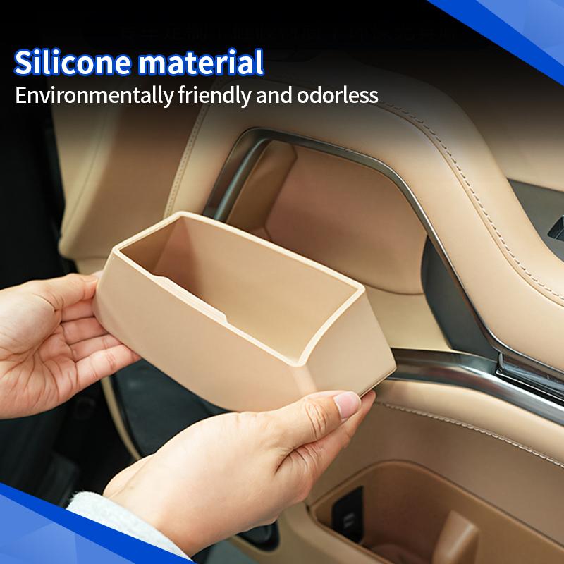 For BYD Leopard 8 Denza B8 2025+ Silicone Door Handle Card Slot Storage Box Water Coaster Storage Box Auto Accessories