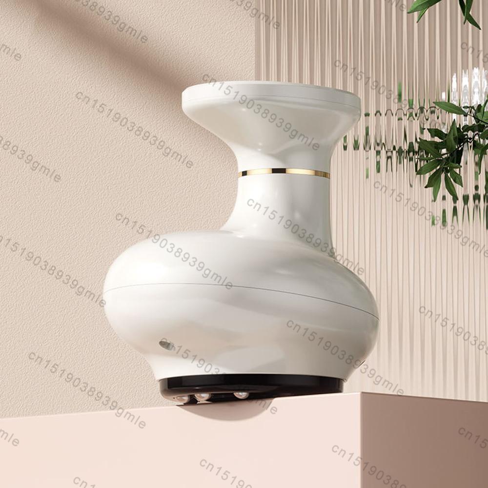 

Электрический вакуумный баночный массаж Аппарат для терапии Гуа Ша Здоровье Скребок Антицеллюлитное устройство Меридианная терапия Сжигание жира белый