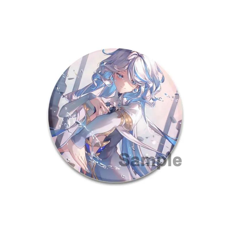 

Значок аниме Genshin Impact размером 32/44/58 мм, симпатичная девушка, брошь Furina для лацкана, ручная работа, для рюкзака, одежды, аксессуаров, ювелирных изделий, подарков 32mm