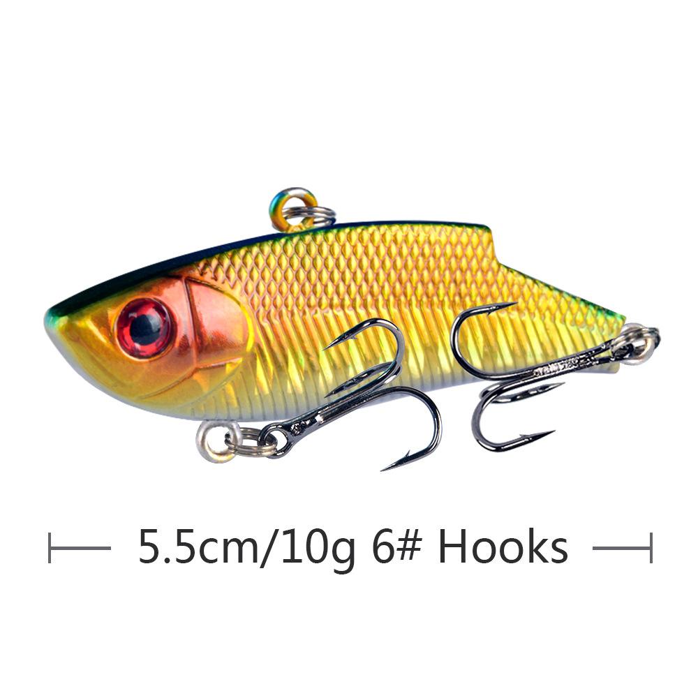 Fishing Sound Bead Vibration VIB Fake Bait 5.5cm/10g Lure