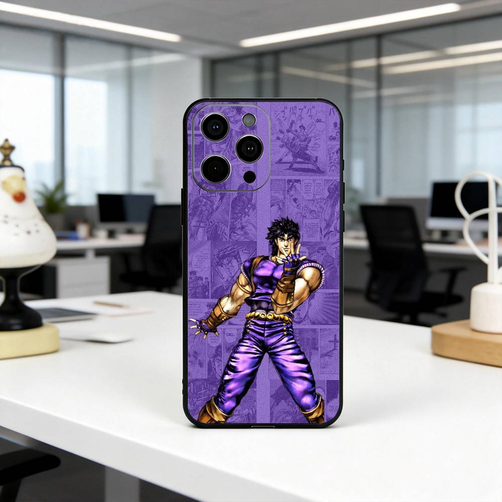 COOL J-JoJo B-Bizarre A-Adventures Phone Case For iPhone 17, 16,15,14,13,12,11 Plus,Pro Max, Others Soft Black Cover