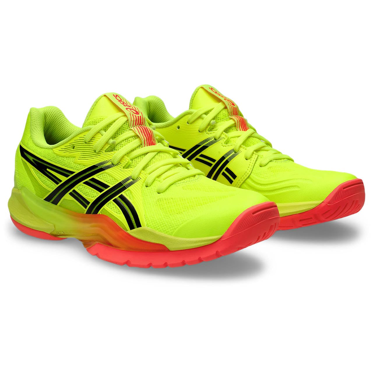 

Handball Shoes POWERBREAK FF PARIS1072A110 Safety [Asics] Women s Yellow/Black 25.5