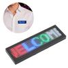 Color LED Name Badge 12x48 Pixels APP Control Programmable Name Sign Reusable Price Tag for Restaurant Store Exhibition Hotel