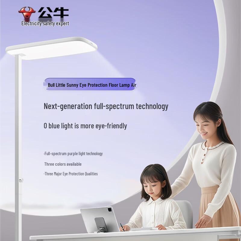 BULL Eye-Protection Full Spectrum Children s Study Floor Lamp