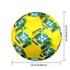 Pallone da Calcio Indoor CBF Brasile Colorato Per Tutte le Età Misura 5 Cucito a Macchina PVC Pronto per la Competizione Resistente Alto Rimbalzo