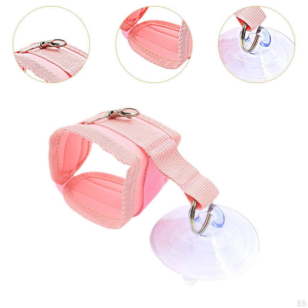 Pet Bathing Suction Cup Strap Portable Adjustable Lightweight Soft Bath Fixer Leash for