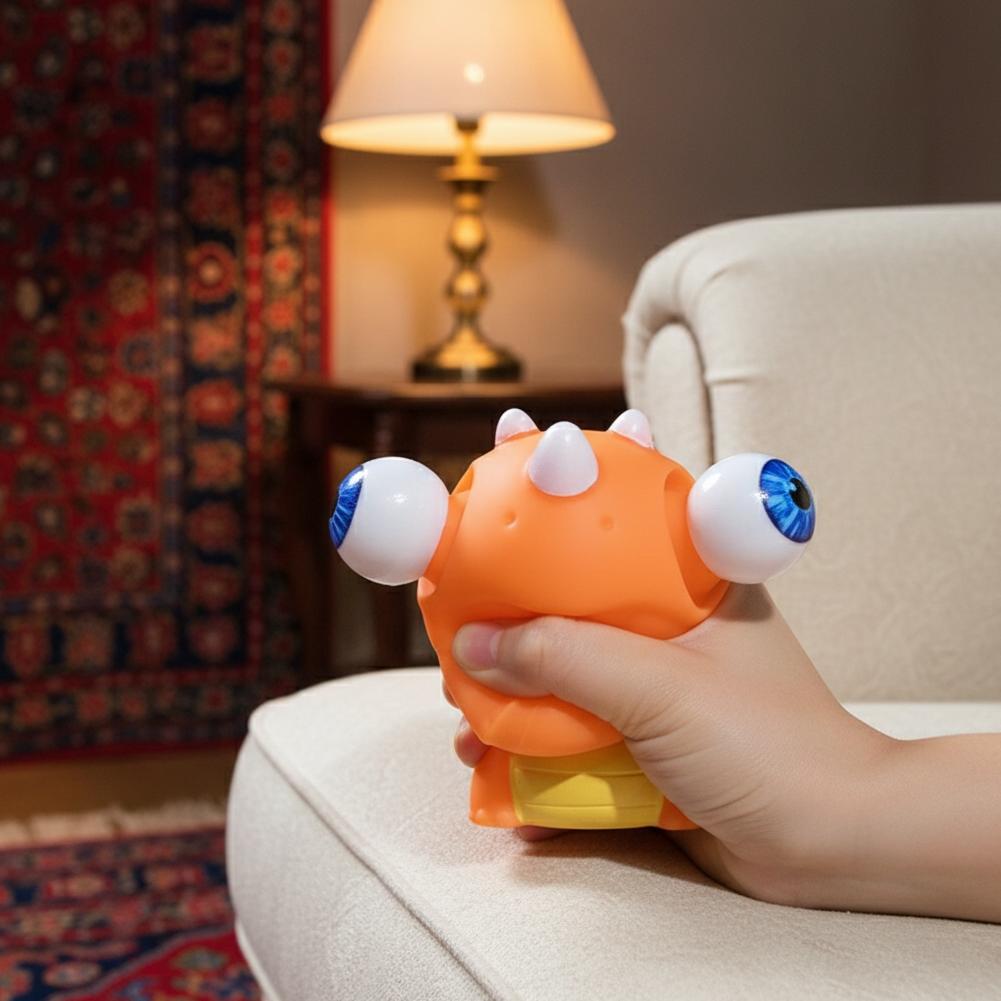 Funny Big Eye Dinosaurs Squeezing Toys Eye Relief Anxiety Decompression Toy Sensory Bouncing Back Gifts For Adult X9Z4
