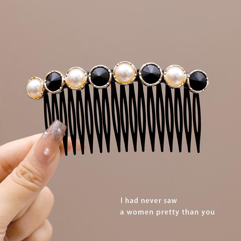 Stylish and Versatile Hair Clips for Women, Pearl Hair Combs for Wispy Hair, Bangs Clips, High-end Hair Accessories