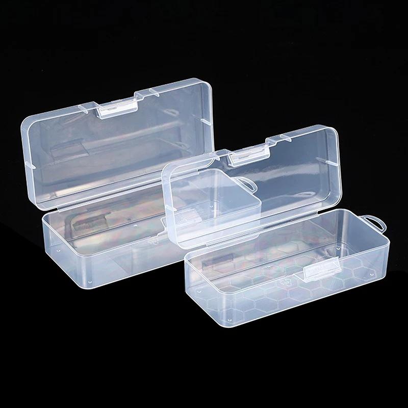 1 Stück Rechteckige Tragbare Transparente Box Langlebige Starke Aufbewahrungsbox Verpackungs-Kunststoffboxen Wasserdicht Staubdicht Aufbewahrungskoffer